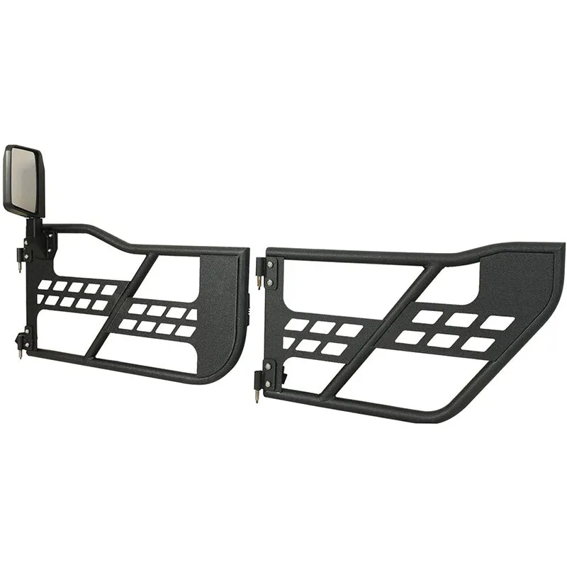 Jeep Half Tube Doors with Side View Mirror for 2007-2018 Wrangler JK JKU | Beast Style product image