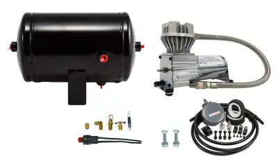 Kleinn Automotive Accessories Onboard Air System; Includes 130 PSI Air Compressor PN[6270RC]/ 1.0 Gallon Air Tank PN[6270RT];