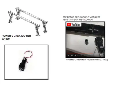 BAL RV Motor 12v Powered Cjack