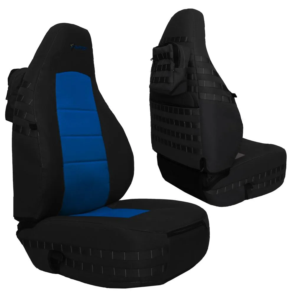 Front Tactical Seat Covers for Jeep® Wrangler TJ 1997-02 (PAIR) w/ MOLLE Bartact product image