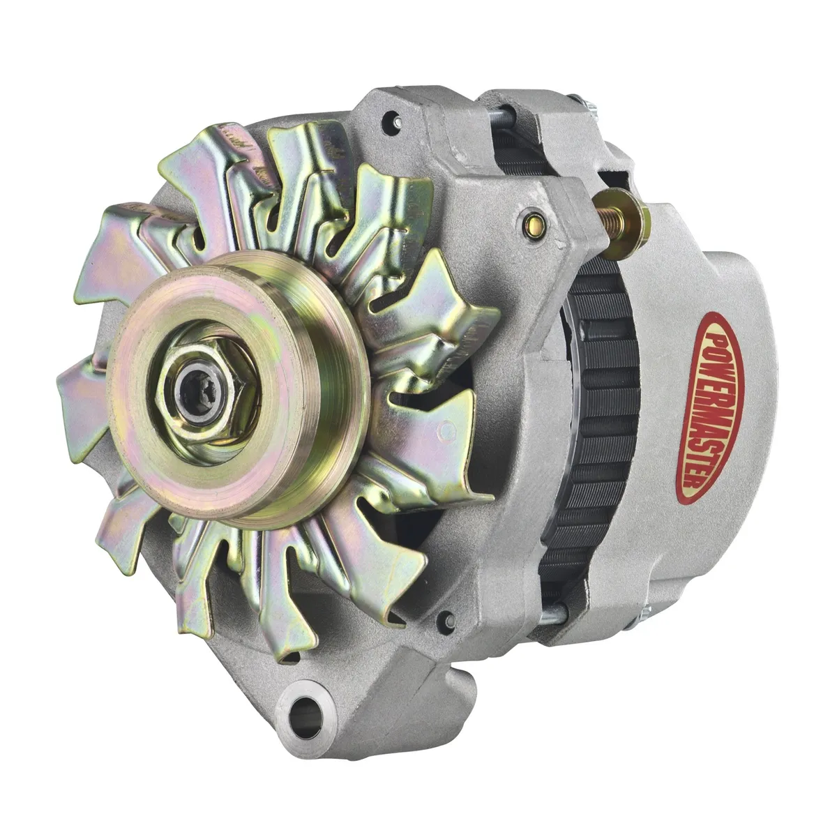 Alternator; CS130; Offset Right; Rear Battery Post; 140 Amp; 95 Idle; 1 Groove V Type Pulley; Natural; product image