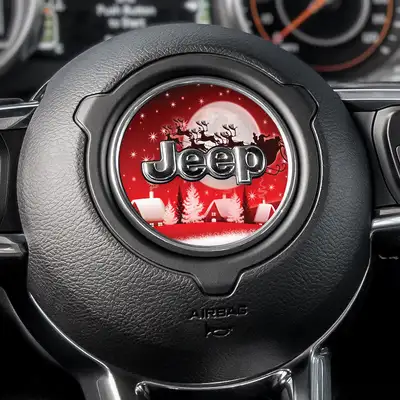 Under The Sun Inserts Santa Moon Steering Wheel Decal
