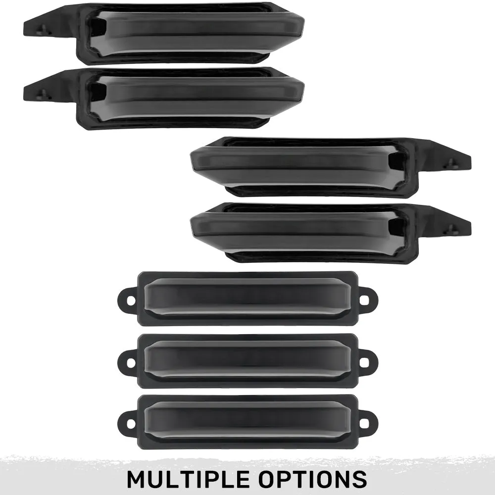 Ford 21-22 Raptor 7-Pc Fender & Hood Light Kit Smoked Lens White or Amber LED Running Lights w/ Startup Light Sequence product image