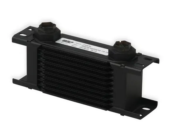 Synergy Manufacturing Earl's UltraPro Oil Cooler - Black - 10 Rows - Narrow Cooler