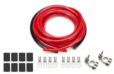Quickcar Racing Battery Cable Kit 4 Gauge
