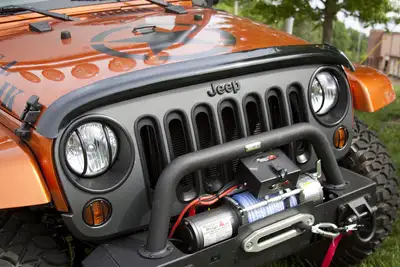 Rugged Ridge Wraparound Bug Deflectorsmoke 0716 Jeep Wrangler
