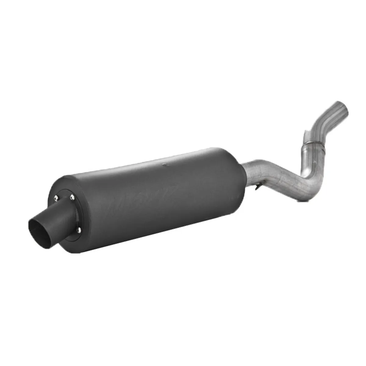 ATV Exhaust System With Sport Muffler; Slip-On System; 1.75 in. Inlet; 4.25 in. Diameter Body; Chambered Muffler; product image