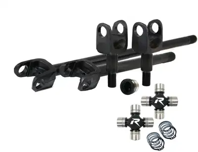 Revolution Gear & Axle 2007-18 Wrangler JK Dana 30 4340 Chromoly Discovery Series Front Axle Kit HD U-Joints Revolution Gear