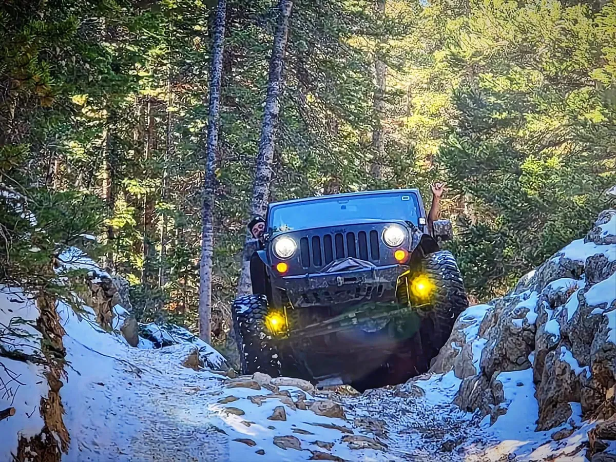Jeep JK Steerable Knuckle Pod Light Mounts (2007-2018 Wrangler) product image