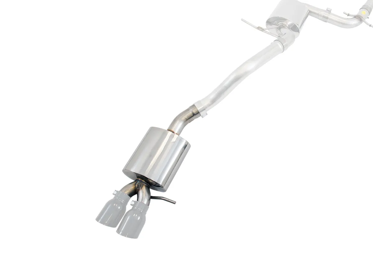 AWE Track Edition Exhaust for MK6 GLI 2.0T - MK6 Jetta 1.8T - Diamond Black Tips product image