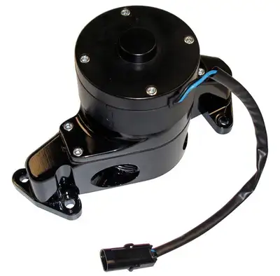Proform Electric Engine Water Pump Aluminum Black Powder Coat Fits SB Chevy Engines Proform