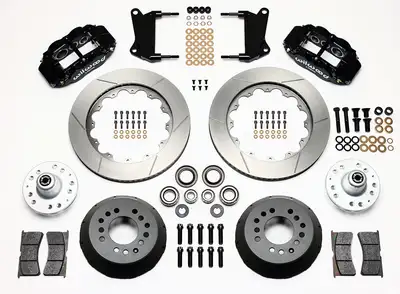 Wilwood Brakes 1960 - 1982 Buick, Chevrolet, Ford, GMC, Mercury, Oldsmobile, Pontiac Forged Narrow Superlite 6R Big Brake Front Brake Kit (Hub) - 140-9804