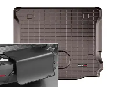 Weathertech Cargo Liner w/Bumper Protector; Cocoa; Behind 2nd Row Seating;