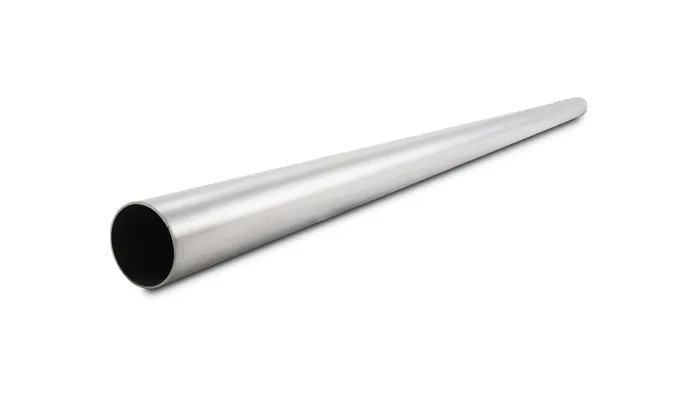 Straight Stainless Steel Tubing; 2.5 in. OD; 5 ft. Length; 0.065 in. Wall Thickness; 304 Stainless Steel; Brushed; product image