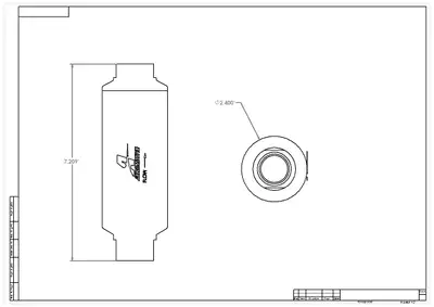 Aeromotive Fuel System Filter Inline Proseries An1