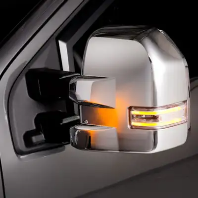 Putco 0711 Caliber(W/O Power Folding Mirrors) Chrome Mirror Covers