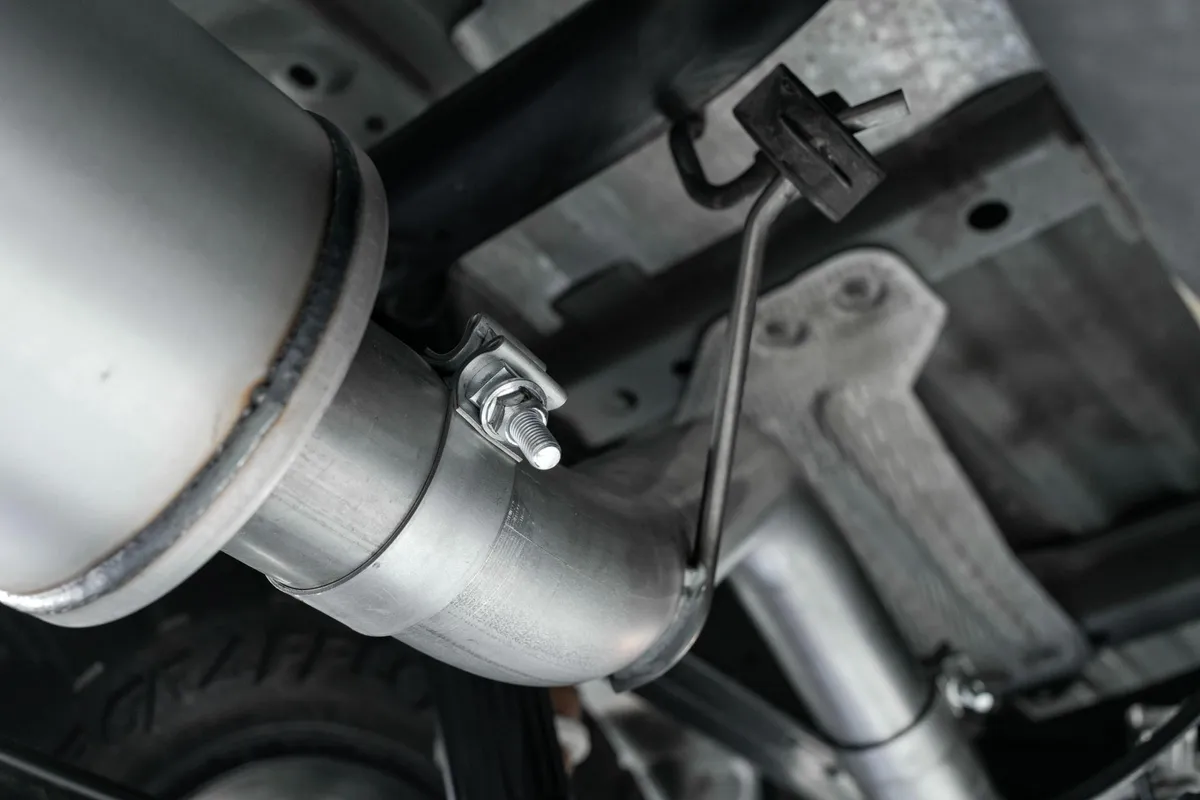 Armor BLK Cat Back Exhaust System; 3 in.; Incl. Front Pipe/Muffler/Tailpipe/Hardware/4 in. OD Tip; Single Side Exit; Black Coated; product image