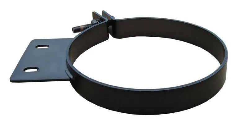 Diesel Stack Exhaust Clamp 6 in Black Finish 304 Stainless Steel Pypes Exhaust product image