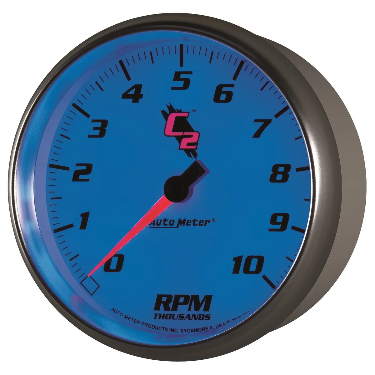 Gauge, Tachometer, 5", 10k RPM, In-Dash, C2 product image