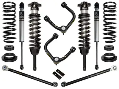 ICON Vehicle Dynamics ICON 2003-09 Lexus GX470, 0-3.5" Lift, Stage 3 Suspension System, Tubular UCA