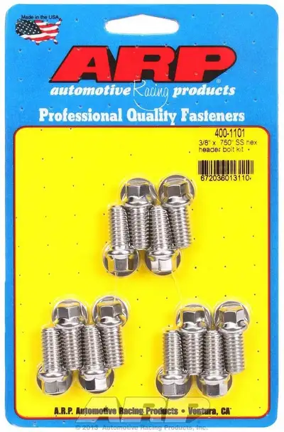 ARP Auto Racing S/S Header Bolt Kit - 3/8 x .750 UHL (12)