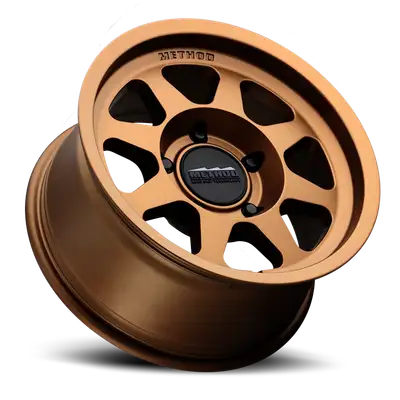 Method Race Wheels Aluminum Wheels 18x9 Bead Grip MR701 Bolt Pattern 5 On 150 Offset 25 Lip Size 1.81 Method Bronze BRZ Method