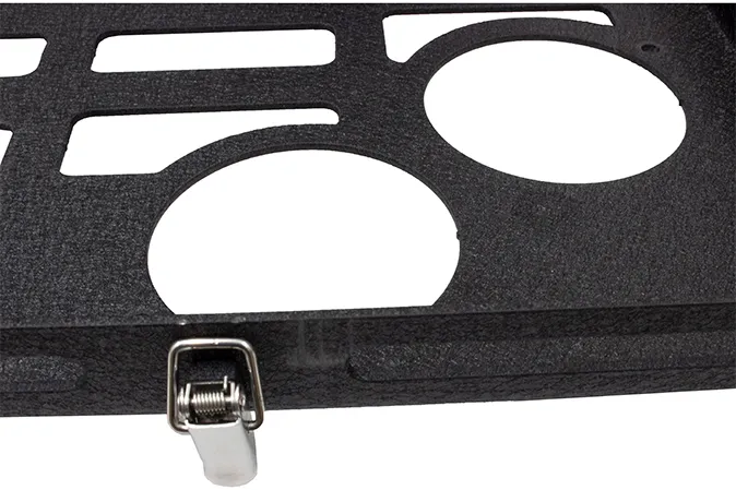 0718 Wrangler Tailgate Table Black Textured Powder Coat 10 Gauge Steel product image