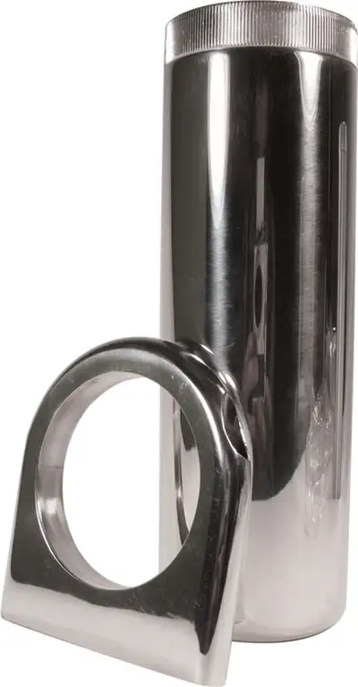 Borgeson Borgeson - Fluid Reservoir - P/N: 800600 - Remote mount power steering reservoir. Polished aluminum. Includes bracket and hardware.