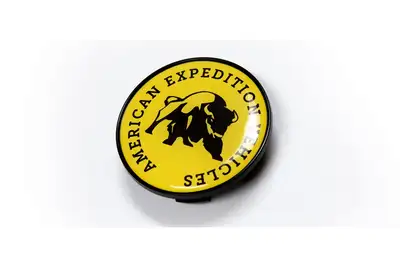 AEV AEV Large Bore Logo Center Cap - Yellow