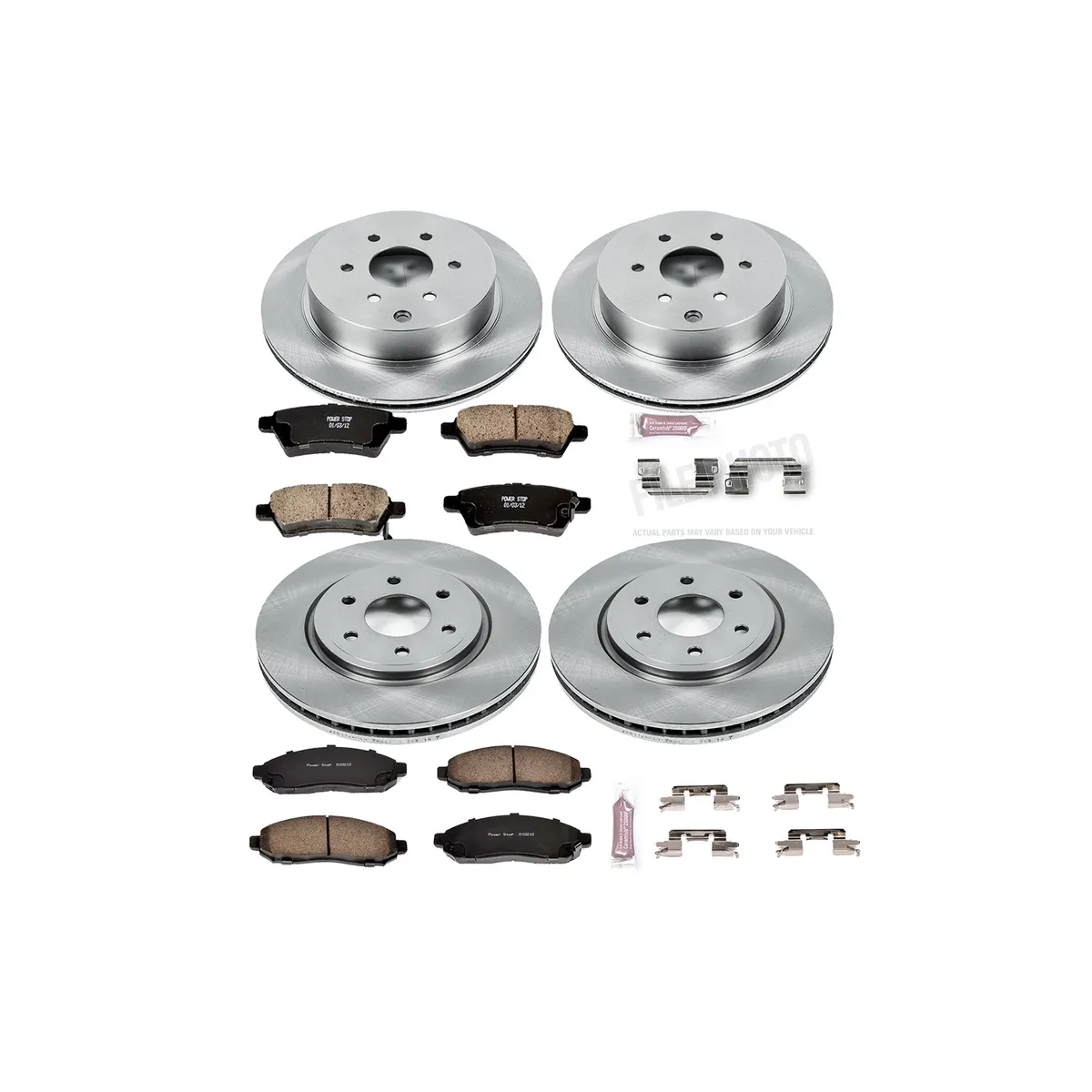 Z17 Direct Replacement Kit: Rotors; Ceramic Pads W/Hardware product image