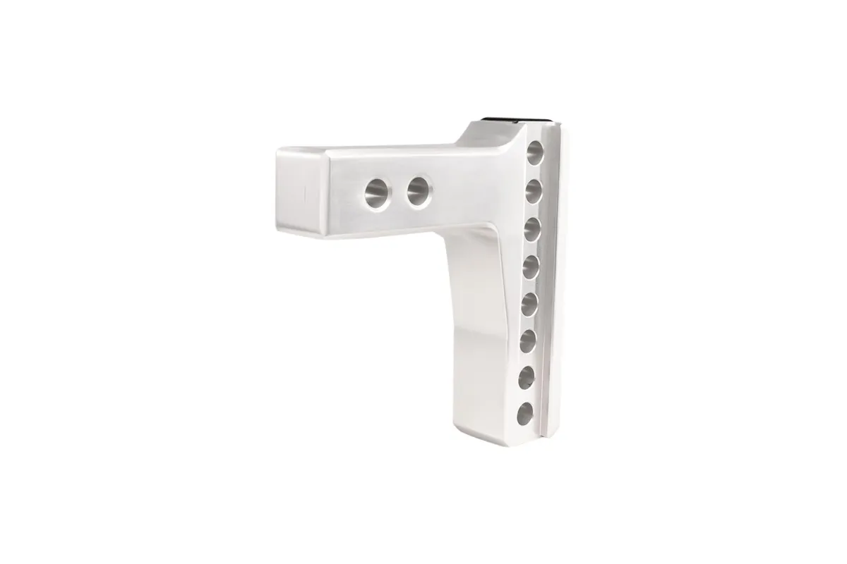 2.0" Aluminum Medium Duty 4" Drop/Rise Hitch w/ Stainless Steel Dual Ball product image