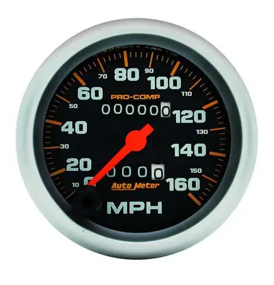 AutoMeter Gauge, Speedometer, 3 3/8", 160mph, Mechanical, Pro-Comp