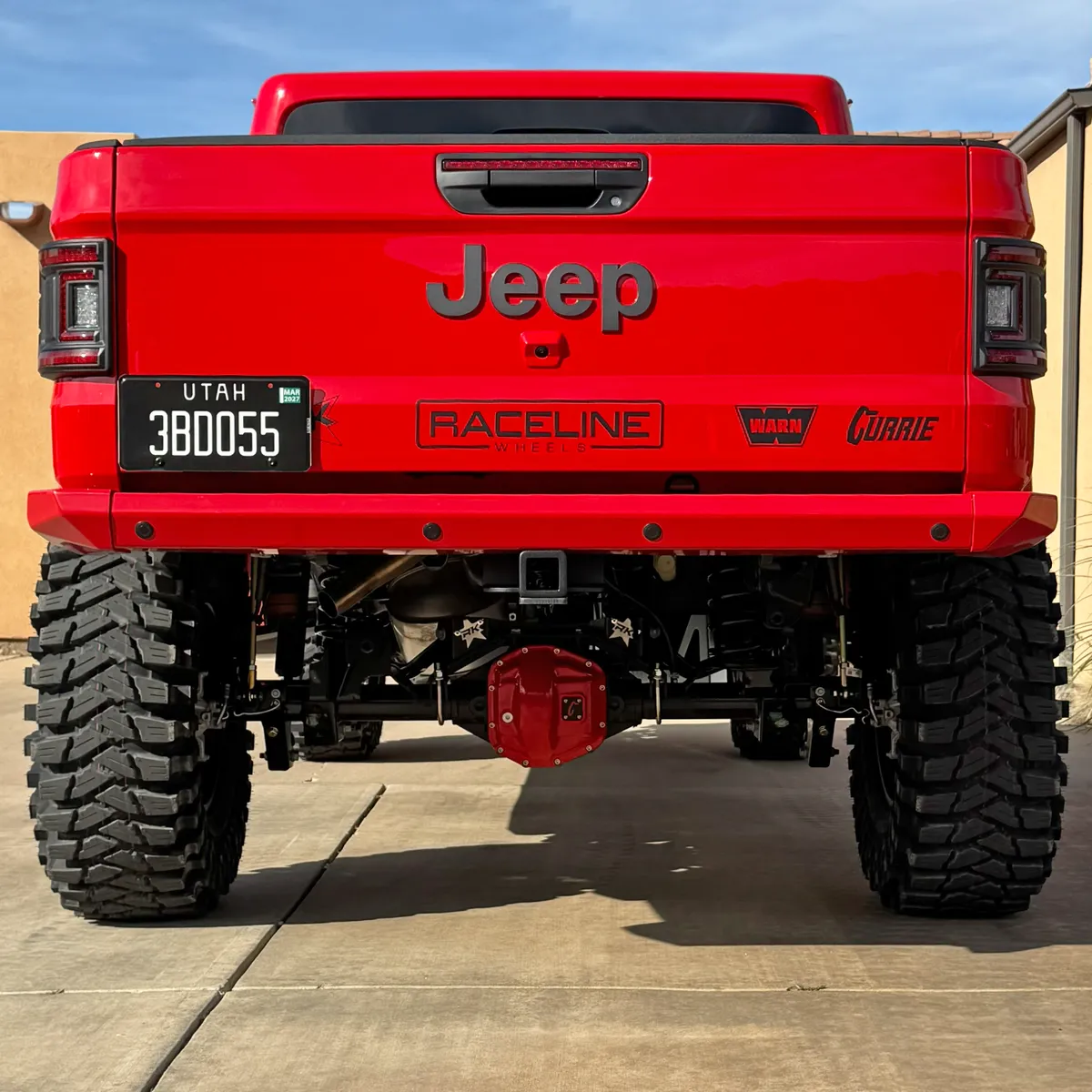 20c Gladiator Legacy Rear High Clearance Bumper Kit Raw product image
