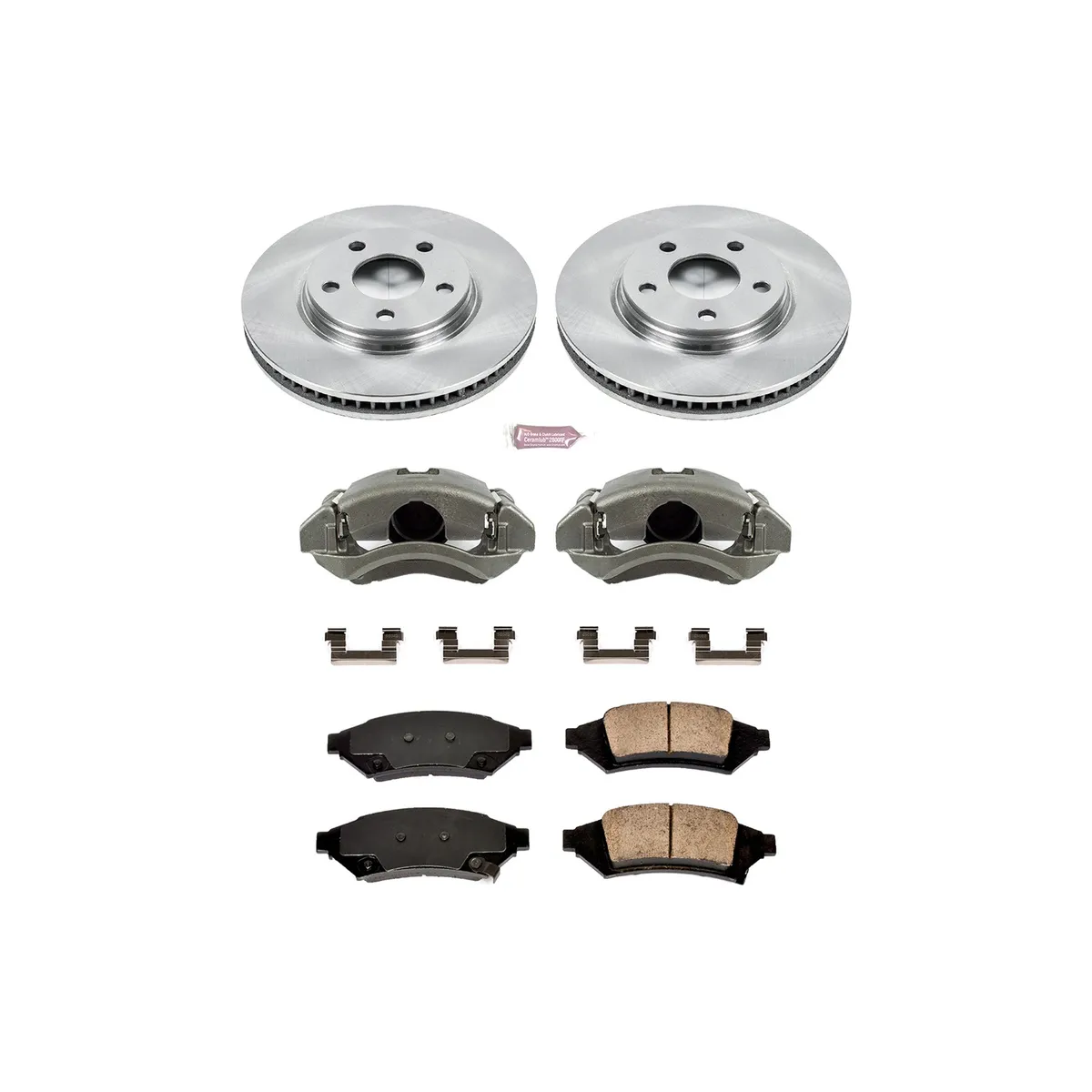 Z17 Direct Replacement Kit: Rotors; Ceramic Pads; Calipers product image