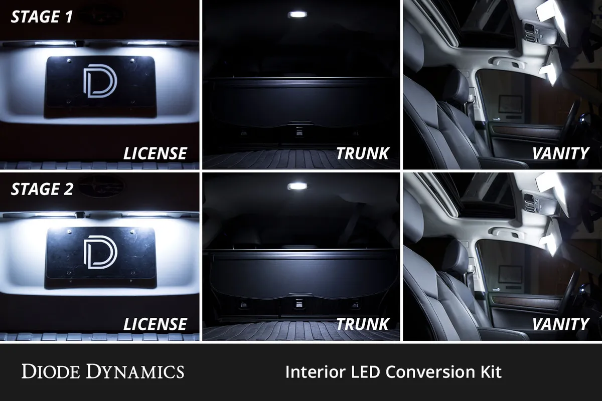 Diode Dynamics - Interior LED Kit for 2013-2018 Toyota Rav4, Cool White Stage 1 product image