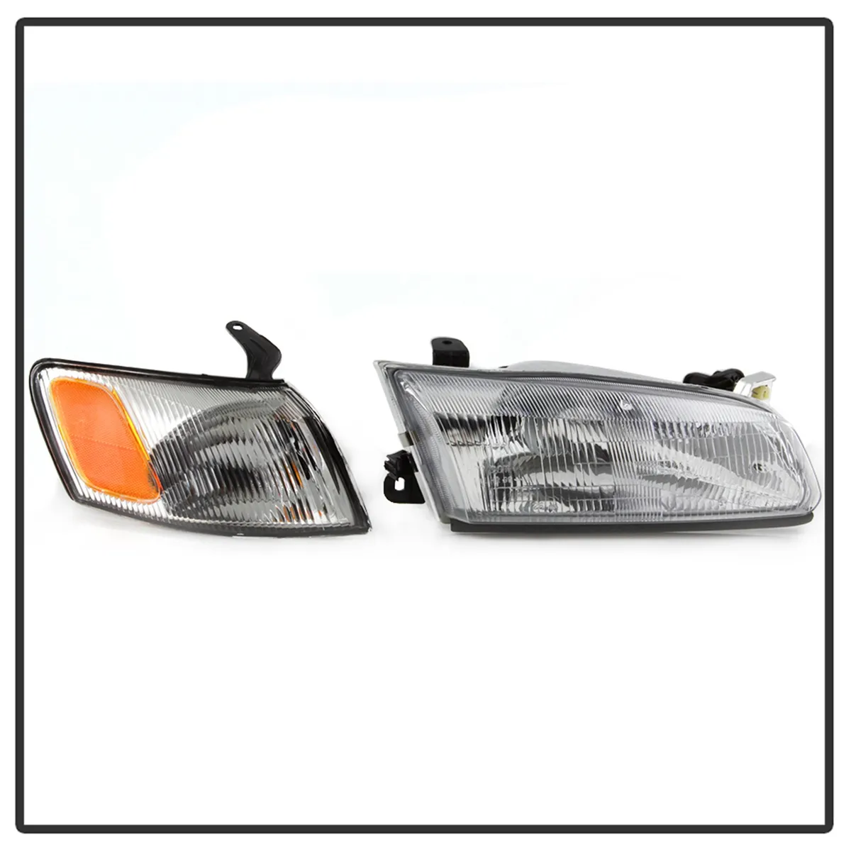 9799 Camry OEM Style Headlights With Corner Lights 4pcs Chrome product image