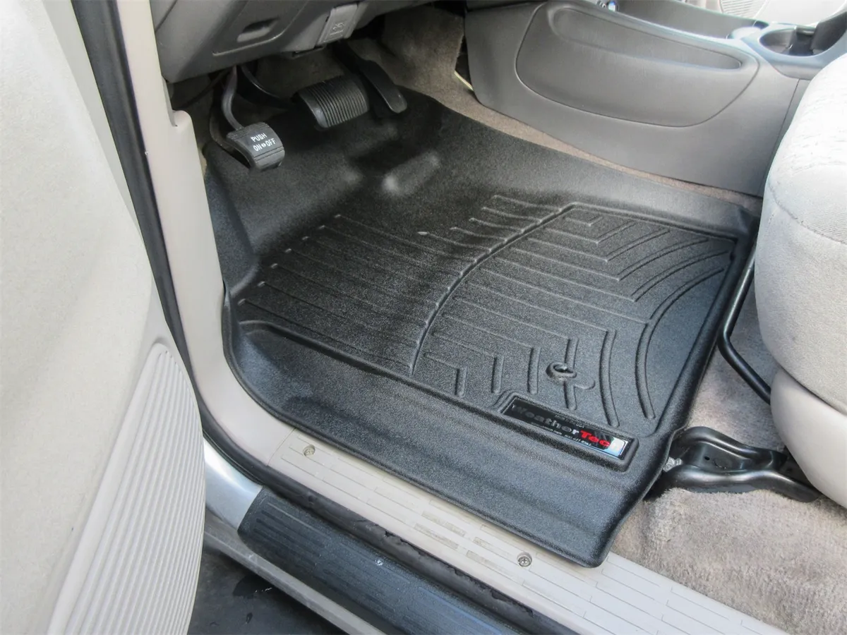 2005 - 2007 Toyota Sequoia Black Front FloorLiner / 2005 - 2006 Toyota Tundra Black Front FloorLiner / 2005 - 2006 Toyota Tundra Access Cab Black Front FloorLiner product image