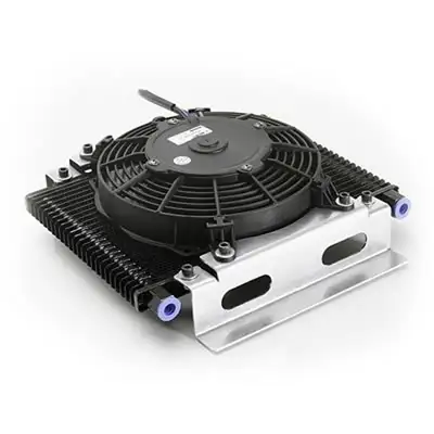 Be Cool Transmission Cooler Module w/Electric Puller Fan Be Cool Radiator