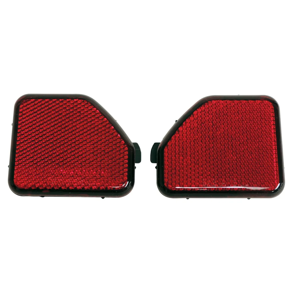 Crown Automotive Jeep Replacement Rear Fascia Reflector Set for 2018+ Jeep JL Wrangler; Red Plastic