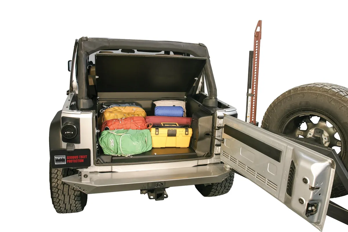 Deluxe Cargo Enclosure - '11-18 Wrangler JK (Black) product image