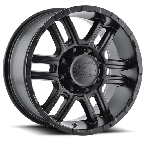 Cast Aluminum Wheels 179 MB 16x8 Matte Black 8 On 165.1 Bolt Pattern 10 Offset ION Wheels product image