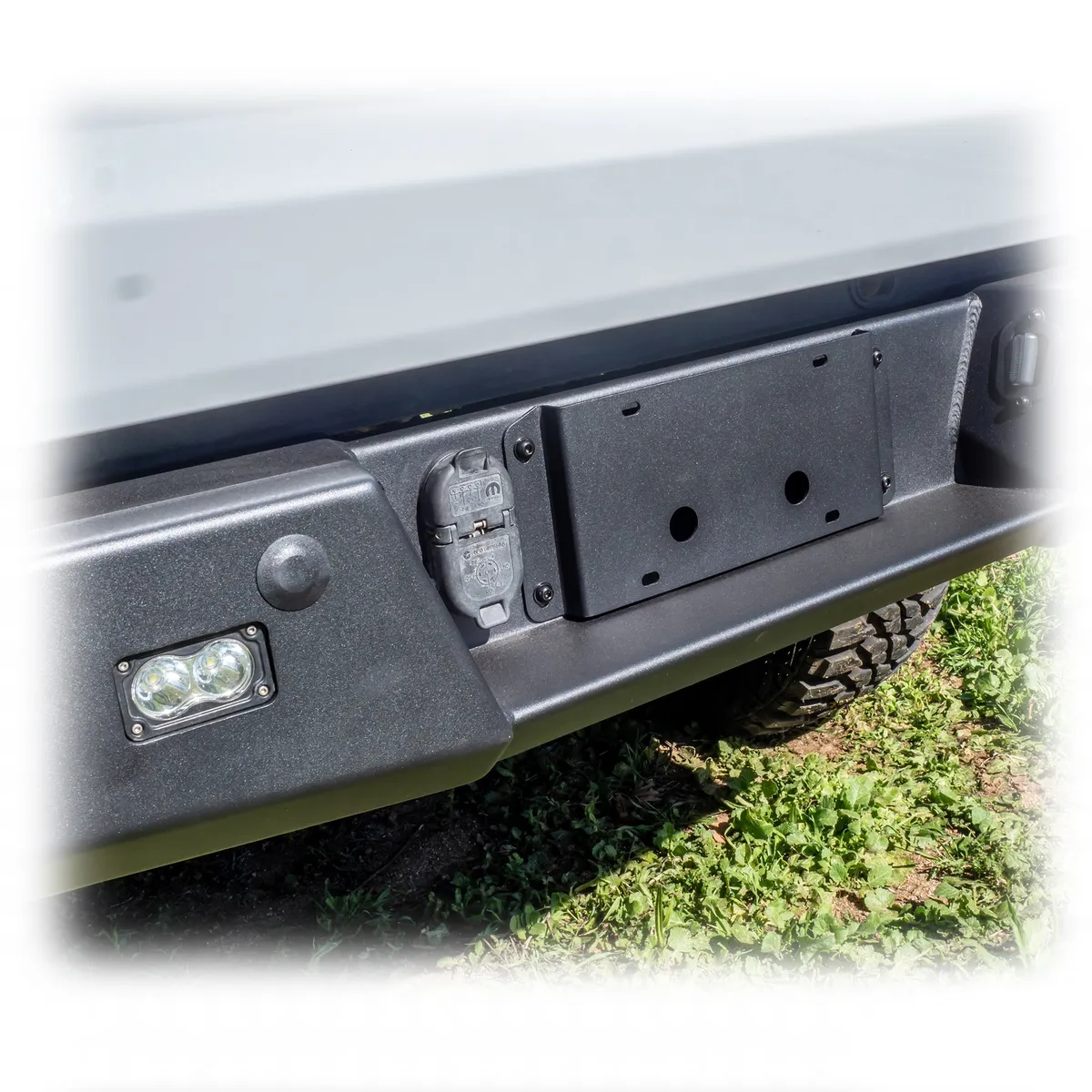 Turn Offroad Rear Bumper w/ Frame Mounted Rock Slider Wings - JT product image