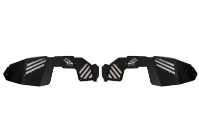 Fishbone Offroad Wrangler/Gladiator Front Inner Fenders For 18-Up Wrangler/Gladiator Black Powdercoat Fishbone