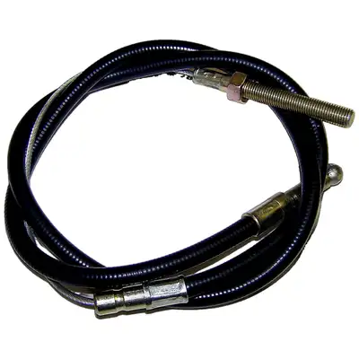 Crown Automotive Jeep Replacement Crown Automotive Jeep Replacement J0646142 Parking Brake Cable for 48-71 Jeep CJ Models w/ Cane Brake Handle, 44-1/2 Long