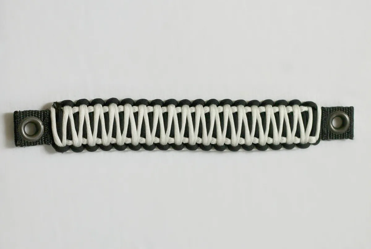 Paracord Grab Handles Front Pair Bolt-On For Jeep Wrangler Jl, Jlu & Gladiator 2018-2025 - 550 Paracord | Bartact | Black / Royal Blue product image