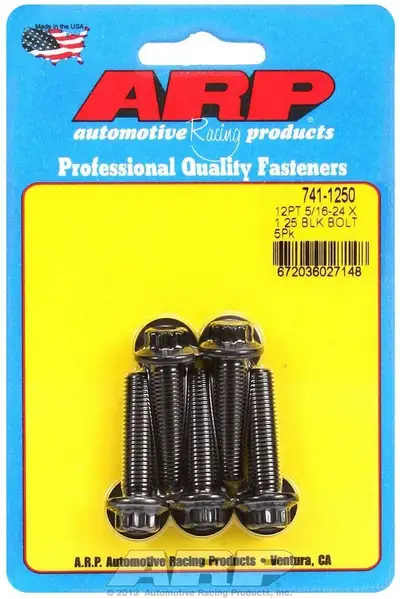 ARP Auto Racing 516-24 x 1.250 12pt black oxide bolts