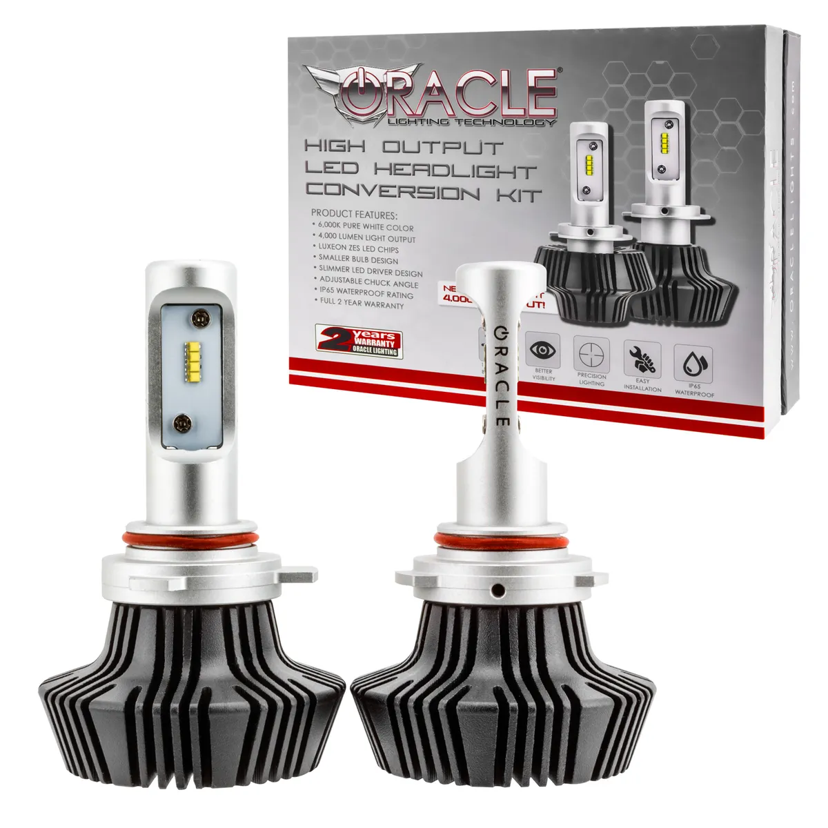 5242-001 - ORACLE 9012 4,000 Lumen LED Headlight Bulbs (Pair) product image