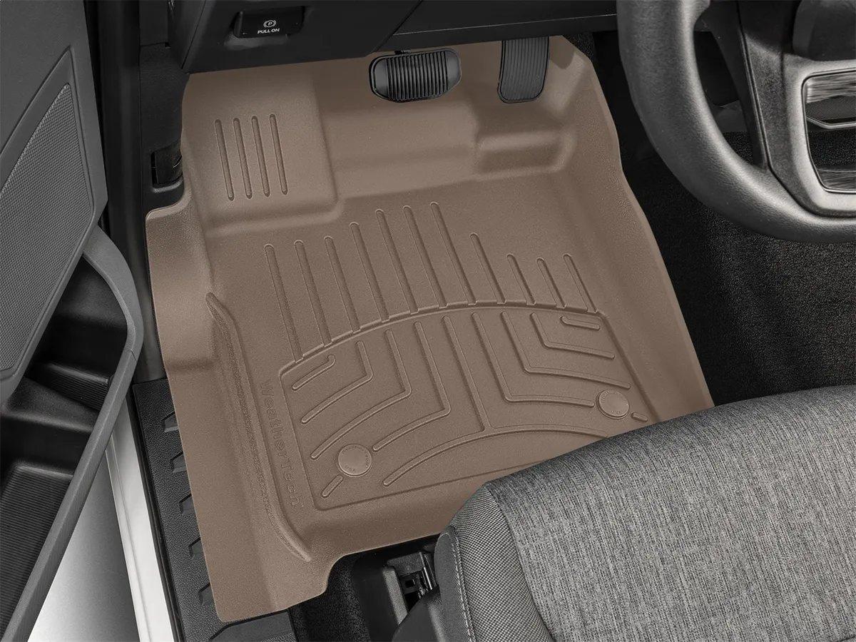 Weathertech Front FloorLiner HP Tan 2015 - 2018 Ford Lobob 2015 - 2020 Ford F-150 2021 - 2025 Ford F-150 product image