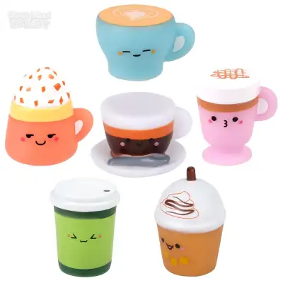 No Brand 2\" Rubber Kawaii Coffee