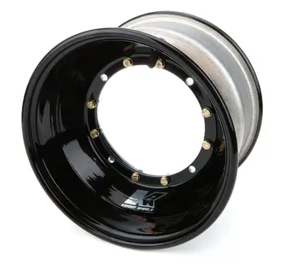 Keizer Aluminum Wheels Wheel 4-Pin 10x6 3in BS Black Brake Bell